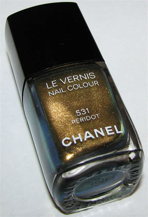 chanel le vernis nail colour 531 peridot|Chanel le vernis colors.